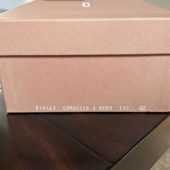 Miu miu sling back black suede booties. - Picture 5 of 6